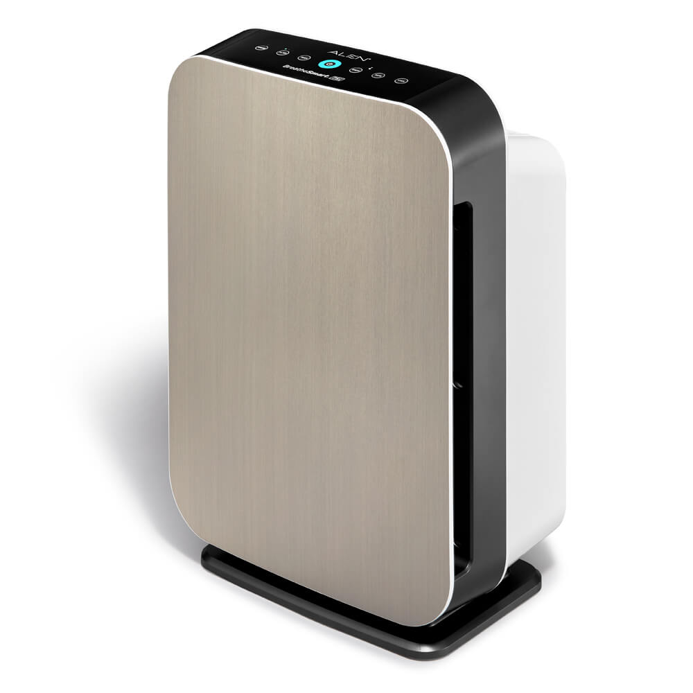 Comparison reference only: Alen BreatheSmart reference image with metallic front; panel appears 45i, not verified as 75i.